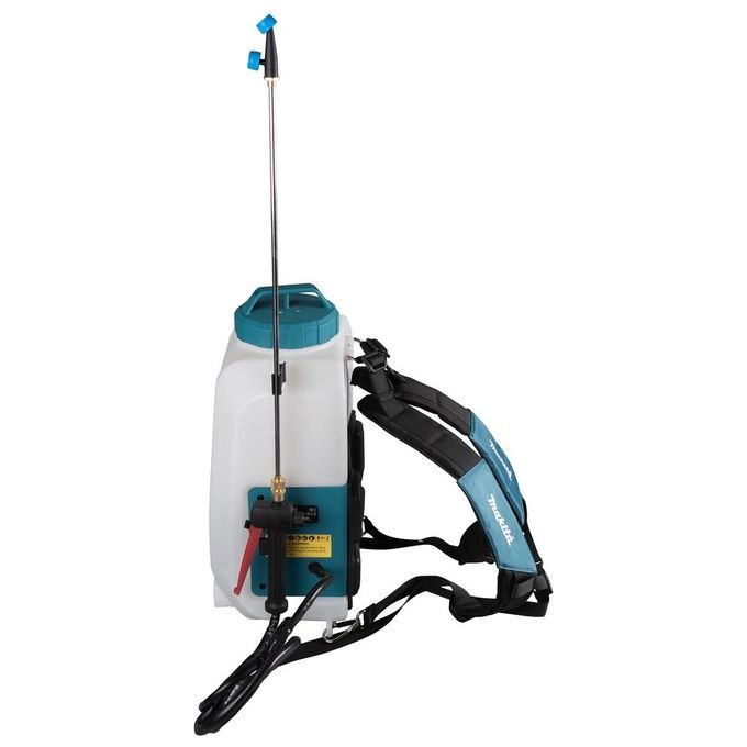 Makita DUS158Z Spruzzatore da Giardino a Spalla 15 L 18V LXT con Imbracatura Ventilata colore Blu Bianco