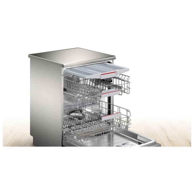Bosch SMS6ZCI10E Serie 6 Lavastoviglie a Libera Installazione 14 coperti Classe B 40 dB Home Connect Zeolite (85x60x60 cm) colore Acciaio Inox