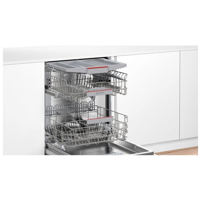 Bosch SMV6YCX02E Serie 6 Lavastoviglie a scomparsa totale 14 coperti Classe A 44 dB WiFi AquaStop PerfectDry (82x60x55 cm) colore Acciaio inox