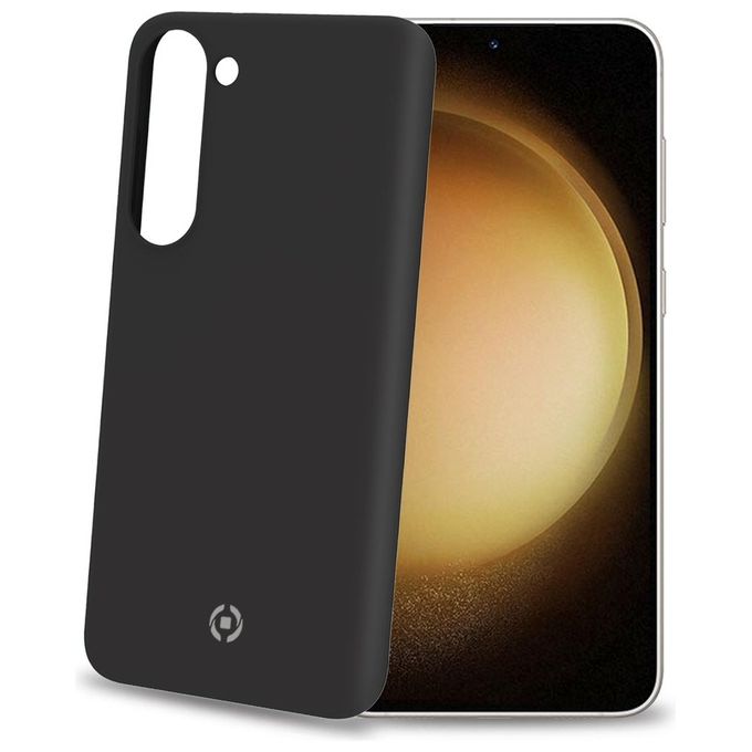 Celly Cromo Cover per Samsung Galaxy S23 5G Nero