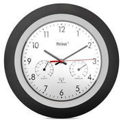 Mebus 19449 Orologio da Parete Radiocontrollato con Termometro e Igrometro