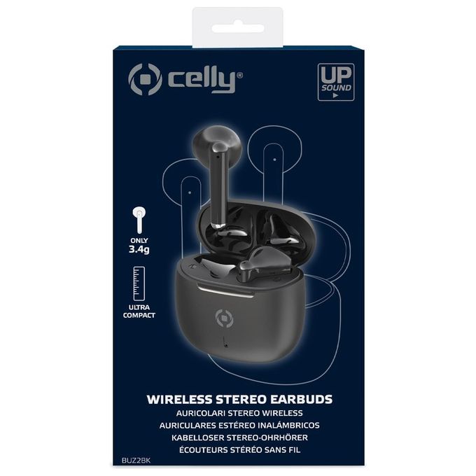 Celly Auricolari Tws Wireless EarBuds Buz Nero