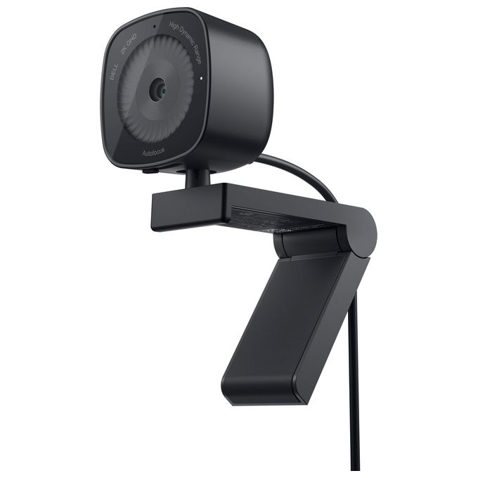 Dell WB3023 Webcam QHD 2K 2560x1440 60fps Autofocus Microfono Integrato USB 2.0 Otturatore Privacy colore Nero