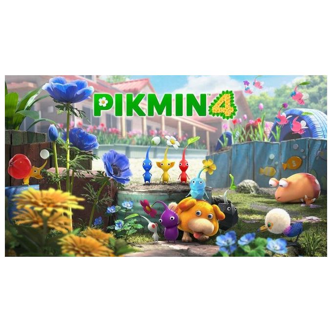 Nintendo 10011776 Pikmin 4 Gioco per Nintendo Switch Avventura Strategia Azione Lingue Italiano Tedesco Inglese Francese Giapponese Spagnolo Olandese Cinese Semplificato e Tradizionale Coreano Portoghese Danese Classificazione USK 6+ colore Nero