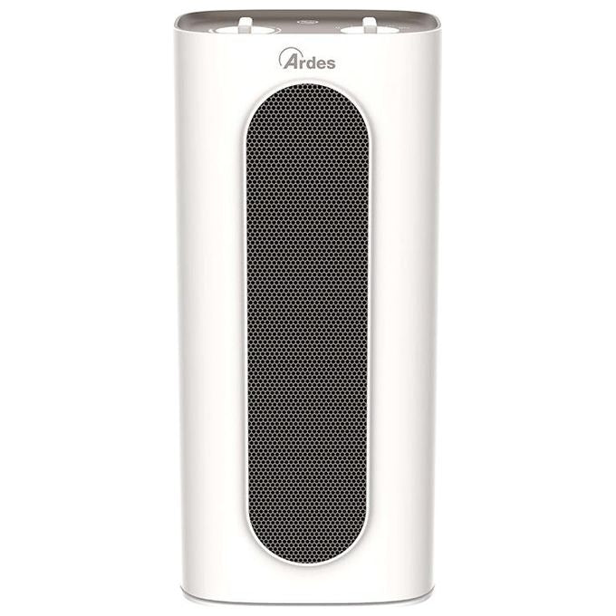 Ardes AR4P18 Sound XL Termoventilatore Ceramico a Torre 2000 W 2 Livelli Oscillazione Orizzontale colore Grigio Bianco
