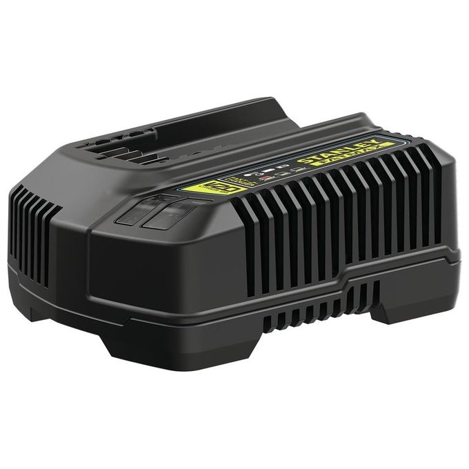 Stanley SFMCB14-QW FatMax Caricabatterie V20 Li-Ion 18V 4A ricarica 2Ah 30 min 4Ah 60 min colore Nero