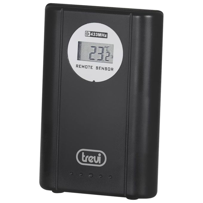 Trevi OM 3560 RC Orologio Digitale da Parete Radiocontrollato con Sensore Esterno