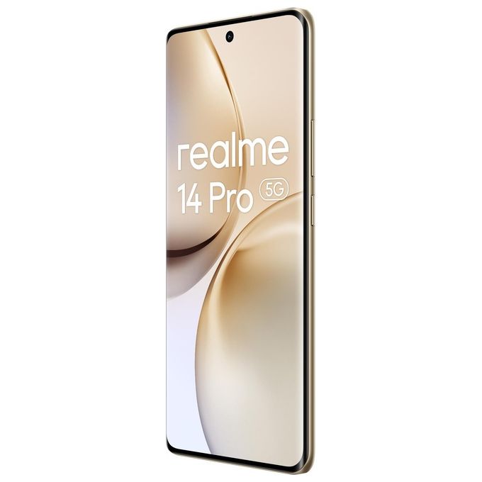 Realme 631011005073 14 Pro 5G Smartphone Dual SIM 8 GB 256 GB Display OLED 6.77'' 120 Hz Batteria 6000 mAh Android 15 colore Bianco