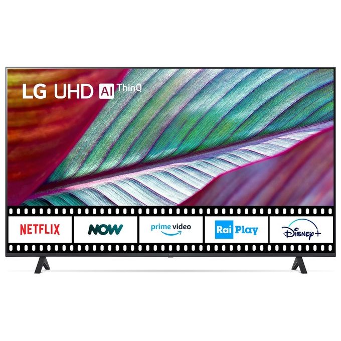 LG 55UR78006LK Serie UR78 Smart TV LED 55'' 4K UHD webOS 23 α5 Gen6 HDR10 Game Optimizer 3 HDMI Wi-Fi colore Nero