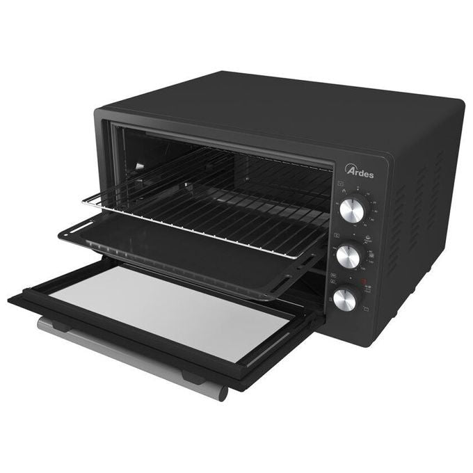 Ardes AROVEN371 Kratos Fornetto Elettrico Ventilato 37 L 1300 W 5 Funzioni Termostato 40-280°C Timer 90 min colore Nero