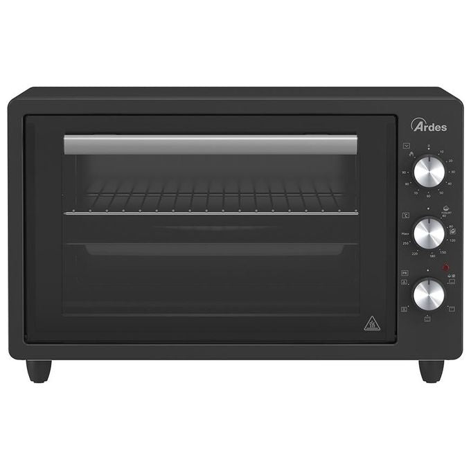 Ardes AROVEN371 Kratos Fornetto Elettrico Ventilato 37 L 1300 W 5 Funzioni Termostato 40-280°C Timer 90 min colore Nero