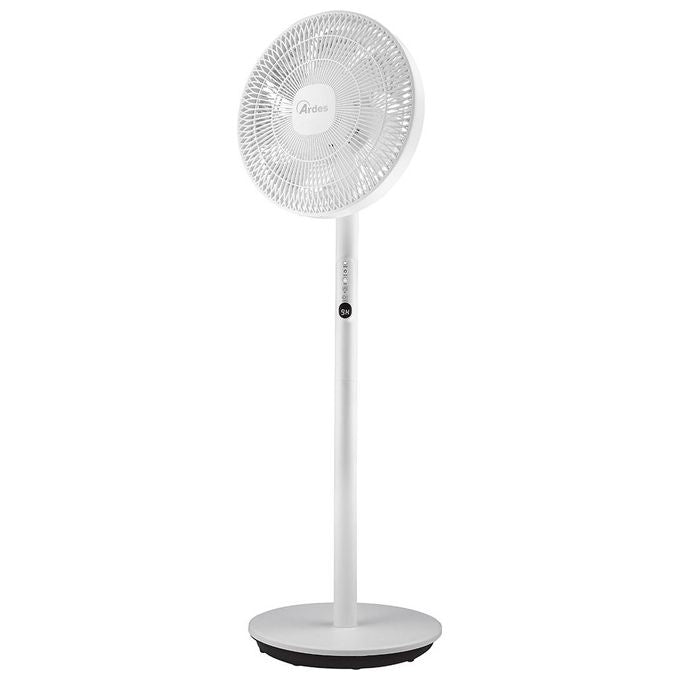Ardes AR5PR4001 DUO Ventilatore 2 in 1 Piantana e Tavolo 7 Pale 30 cm 3 Velocita' Timer 9h Telecomando colore Bianco
