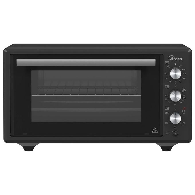 Ardes AROVEN451 Kratos Forno Elettrico Ventilato 45 L 1400 W 5 Funzioni con Girarrosto (59x47x32,5 cm) colore Nero