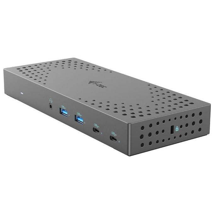 I-tec CATRIPLE4KDOCKPD2IT Docking Station 3x 4K USB 3.2 Gen 2 Power Delivery 100W colore Grigio
