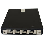 Link Box 4 Porte per Connettori Fibra Ottica Sc Simplex O Lc Duplex per Applicazioni Ftth in Metallo
