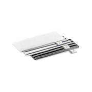 KÄRCHER 2.863-341.0 Set di Pannetti Pavimenti in Microfibra Compatibili con Pulitori a Vapore SC 3 Pezzi con Panno Normale Delicato e Abrasivo Sistema EasyFix colore Nero Grigio Bianco