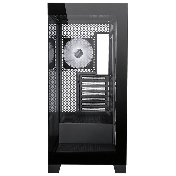 Itek ITGCASB45B SHOWBUI PC Case Tower Gaming ATX 4 Ventole ARGB 12cm 2xUSB3 Type-C Pannello Vetro Temperato colore Nero