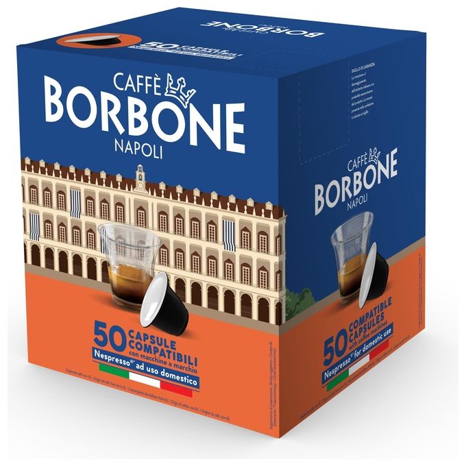 Borbone Respresso Miscela Decisa 50 Pezzi Compatibile Nespresso