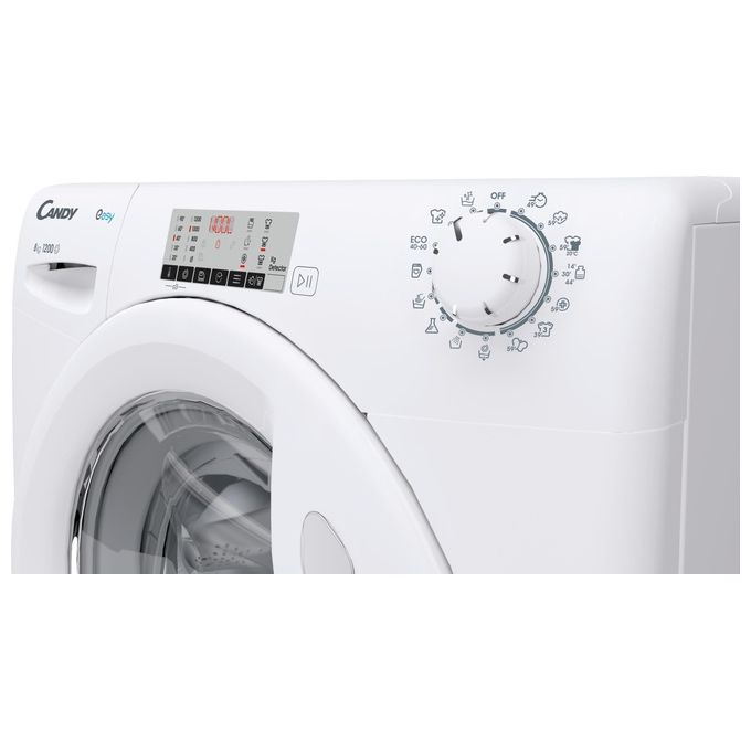 Candy EY284DWM5-1-S Lavatrice 8 Kg Classe energetica A Centrifuga 1200 giri Motore Inverter colore Bianco
