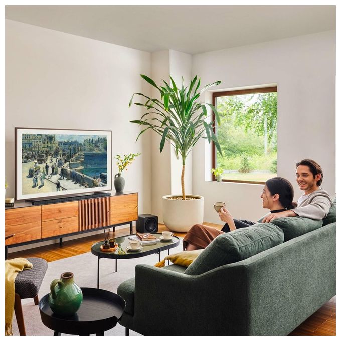 Samsung QE65LS03DAUXZT The Frame Smart TV QLED 4K 65'' Matte Display Quantum 4K Dolby Atmos Art Mode colore Nero