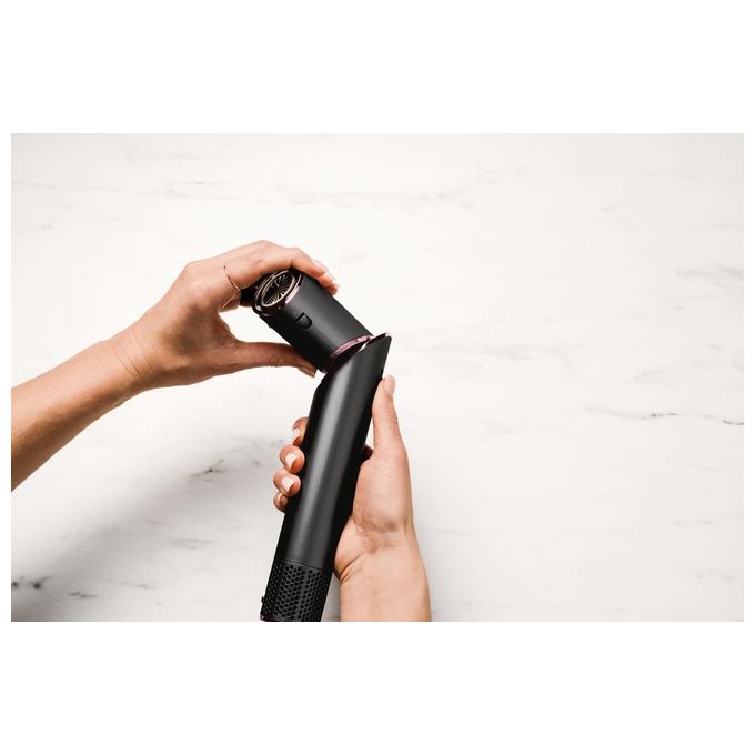 Shark HD424EU FlexStyle Asciugacapelli Styler 3in1 1400W tecnologia Coanda 4 accessori inclusi colore Nero Rose Gold