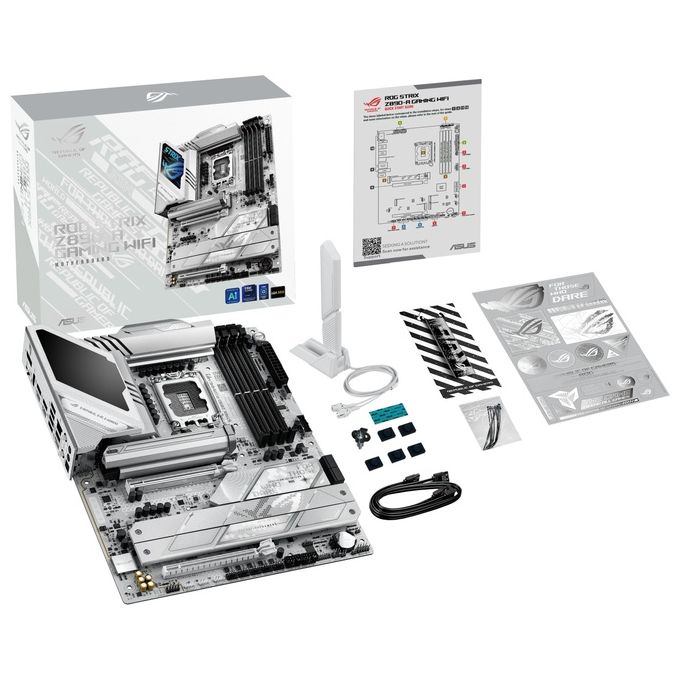 ASUS 90MB1I90-M0EAY0 ROG STRIX Z890-A GAMING WIFI Scheda madre ATX Intel Z890 LGA 1851 DDR5-SDRAM fino a 8600 MHz Wi-Fi 7 Bluetooth 5.4 colore Bianco