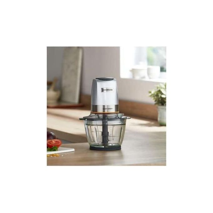 Kenwood CHP62.400SI EasyChop+ Tritatutto Quad Blade Acciaio Inox 500W Ciotola Vetro 600ml colore Argento