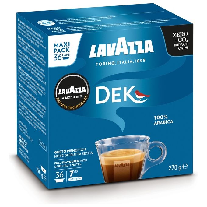 Lavazza Confezione 36 Caps Dek Cremoso