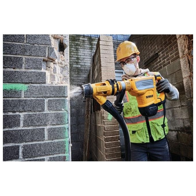 DEWALT D25614K-QS Martello Combinato SDS-max 1350 W 10,5 J con Sistema Antivibrazione AVC e Funzione ROTOSTOP colore Giallo-Nero