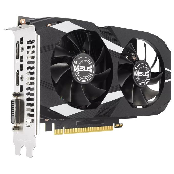 Asus DUAL-RTX3050-O6G Dual GeForce RTX 3050 OC Edition Scheda Video 6 GB GDDR6 2304 CUDA Ampere IP5X colore Nero