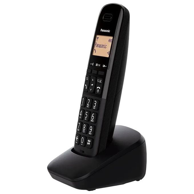 Panasonic KX-TGB610JT Cordless display 1,4'' Blocco chiamate ID Rubrica Nero