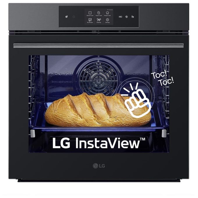 LG InstaView WSED7665B Forno a Vapore 76 Litri Classe Energetica A Display 4.3'' EasyClean Wi-Fi