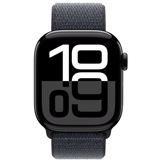 Apple MWWG3QL-A Apple Watch Serie 10 GPS 42mm Cassa in Alluminio con Sport Loop colore Nero