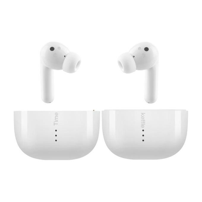 Timekettle M3 TRANSLATOR Traduttore Portatile Auricolare In-ear Bluetooth 5.2 40 Lingue Cancellazione Rumore IPX4 colore Bianco