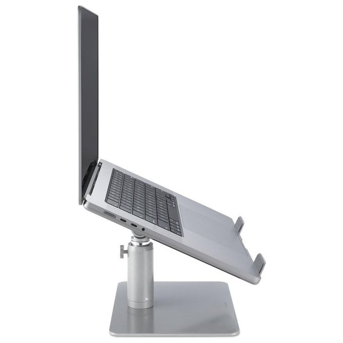 Kensington K50424WW Supporto Universale per Laptop Altezza Regolabile 151-200 mm Inclinazione 0-45° Materiale Acciaio Alluminio Silicone colore Argento