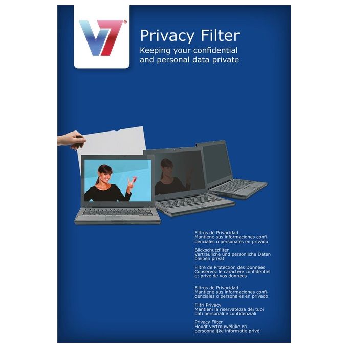V7 Privacy Filter 19'' 16:10 Size 409x256 Matt - Glossy