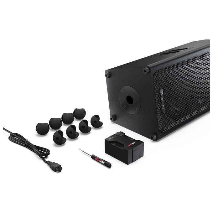 Sharp CP-LS100 SumoBox Altoparlante Portatile 120 W RMS 105 dB Bluetooth 5.0 Batteria 10 Ore colore Nero