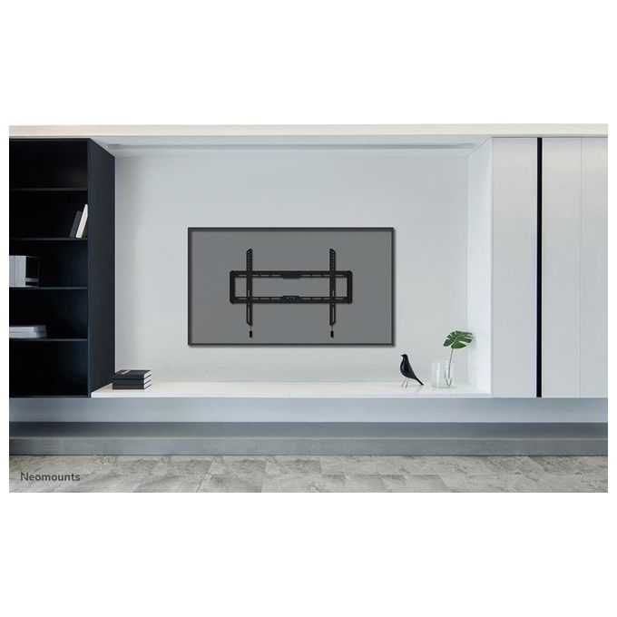 Neomounts WL30-550BL16 LEVEL 550 Supporto TV a parete 42'' 86'' fisso ultrapiatto VESA 100x100 600x400 mm 60 Kg colore Nero