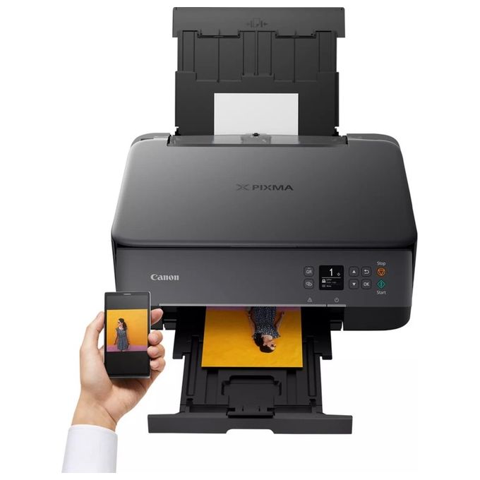 Canon 4462C086 PIXMA TS5350i Stampante Multifunzione Inkjet A4 4800x1200 DPI Wi-Fi Display OLED Stampa Fronte Retro colore Nero