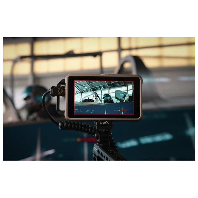 Atomos ATOMNJA004 Ninja Monitor-Registrator 5.2'' 1920x1080 Touch Screen 1000 cd-m² colore Marrone