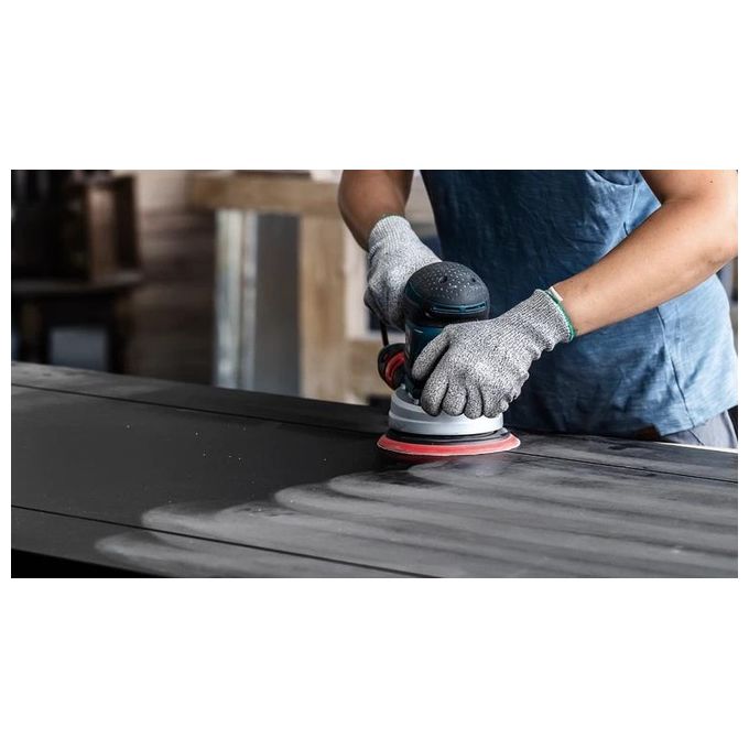 Bosch 2 608 900 007 EXPERT Supporto per Disco Abrasivo 150 mm Attacco M8 + 5-16 inch Versione Media colore Nero Rosso
