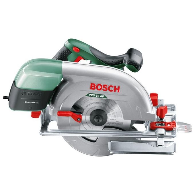 Bosch 0603502002 PKS 66 A Sega Circolare 1600 W Diametro Lama 190 mm Profondita' Taglio 66 mm CutControl CleanSystem Box colore Nero