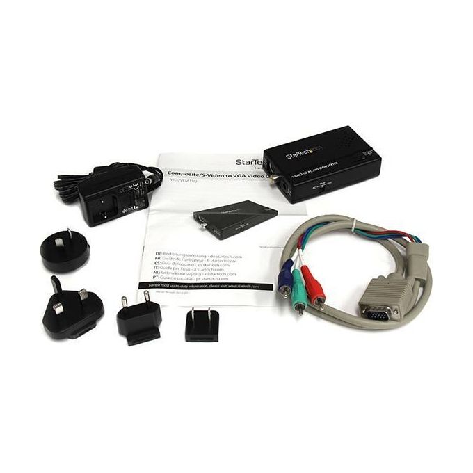 StarTech Convertitore di immagini video composito e S-Video a VGA
