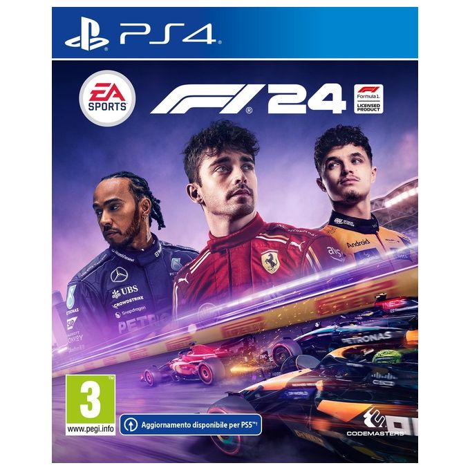 Electronic Arts F1 24 Videogioco PS4 Standard Edition Racing Sportivo Multiplayer PAL Multilingua