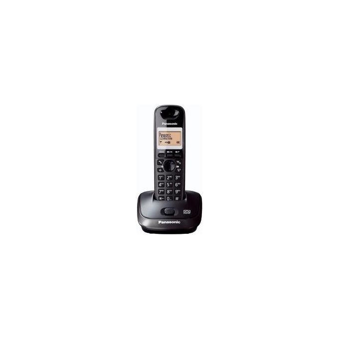 Panasonic KX-TG2521JT Cordless Dect-Gap Display 1,4'' Vivavoce ID Chiamante Rubrica Segreteria Titanium