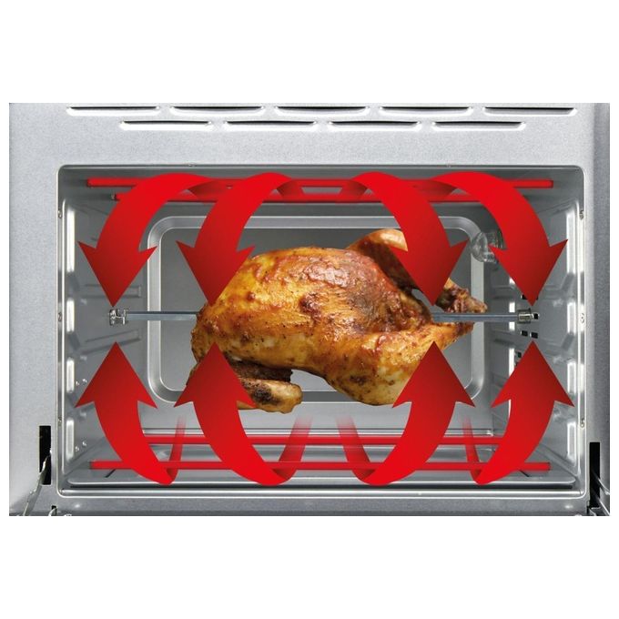 Hisense HOM30M Fornetto Elettrico 30 L 1600 W ventilato girarrosto 5 modalita' cottura colore Nero