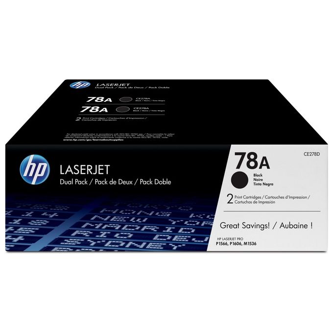 Hp Cartuccia Color Laser Jet Nero 2pz HP LaserJet Pro p1608dn