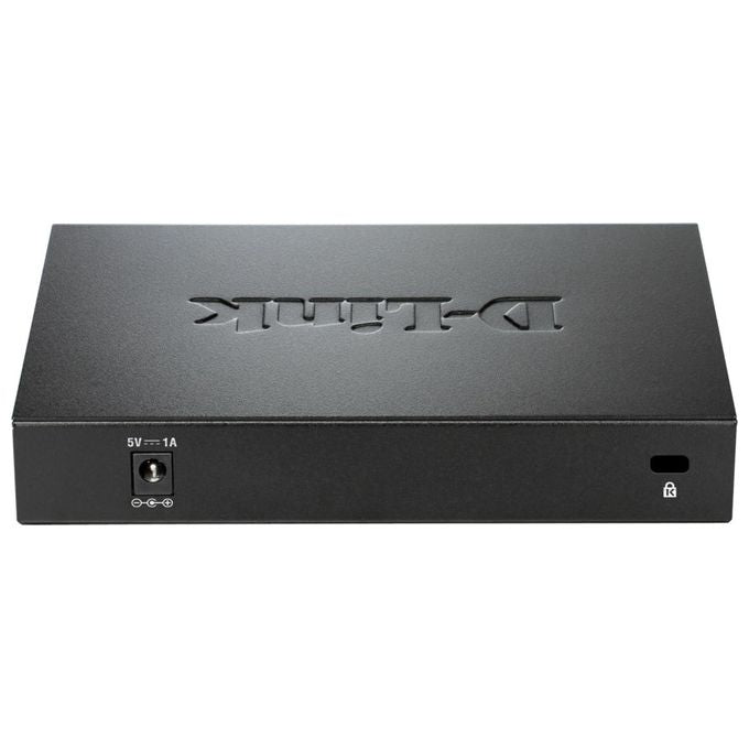 D-Link DES-108 Switch di rete 8 porte 10-100 Mbps non gestito nero metallo