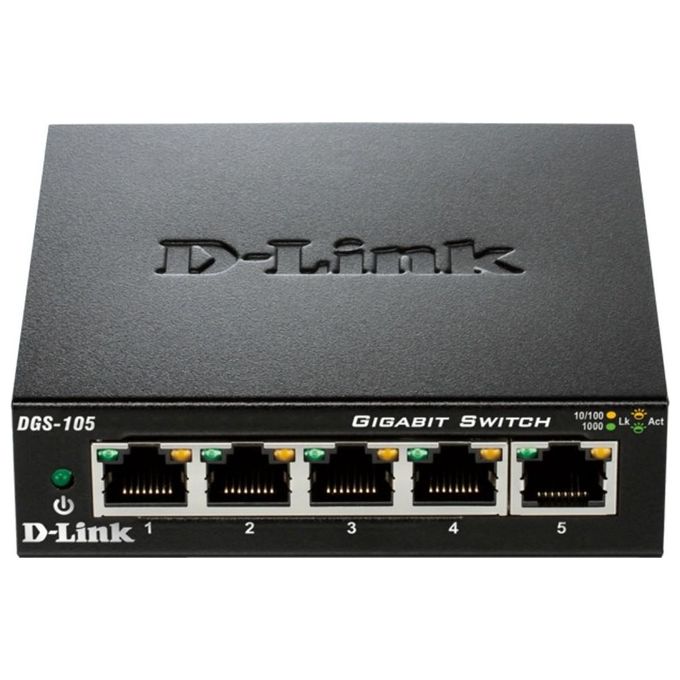D-link Switch 5 Porte Giga 10-100-1000 M