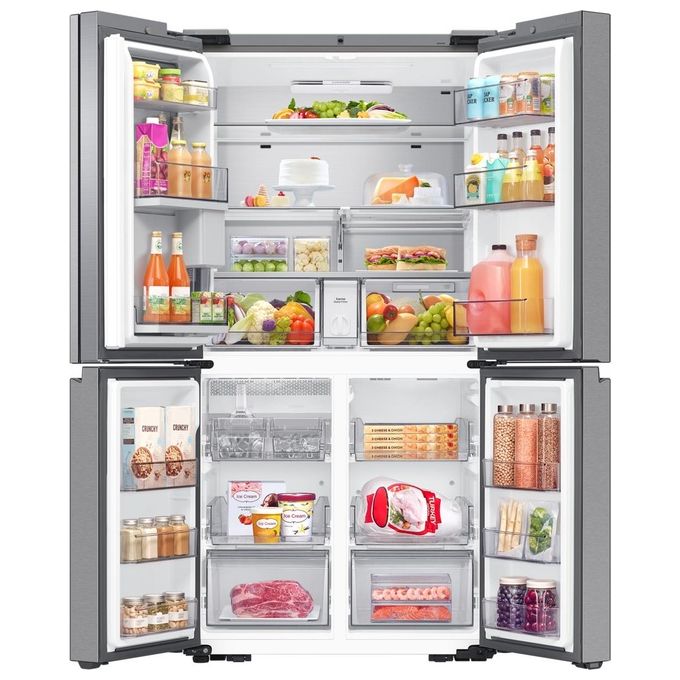 Samsung RF65DG9H0ESREF Family Hub Frigorifero 4 Porte 636 L 183 cm Classe E 37 dB Total No Frost Wi-Fi colore Inox Spazzolato
